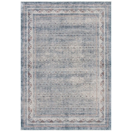 Safavieh 8 x 10 ft. Signature Contemporary Rectangle Rug, Blue & Grey SIG760M-8